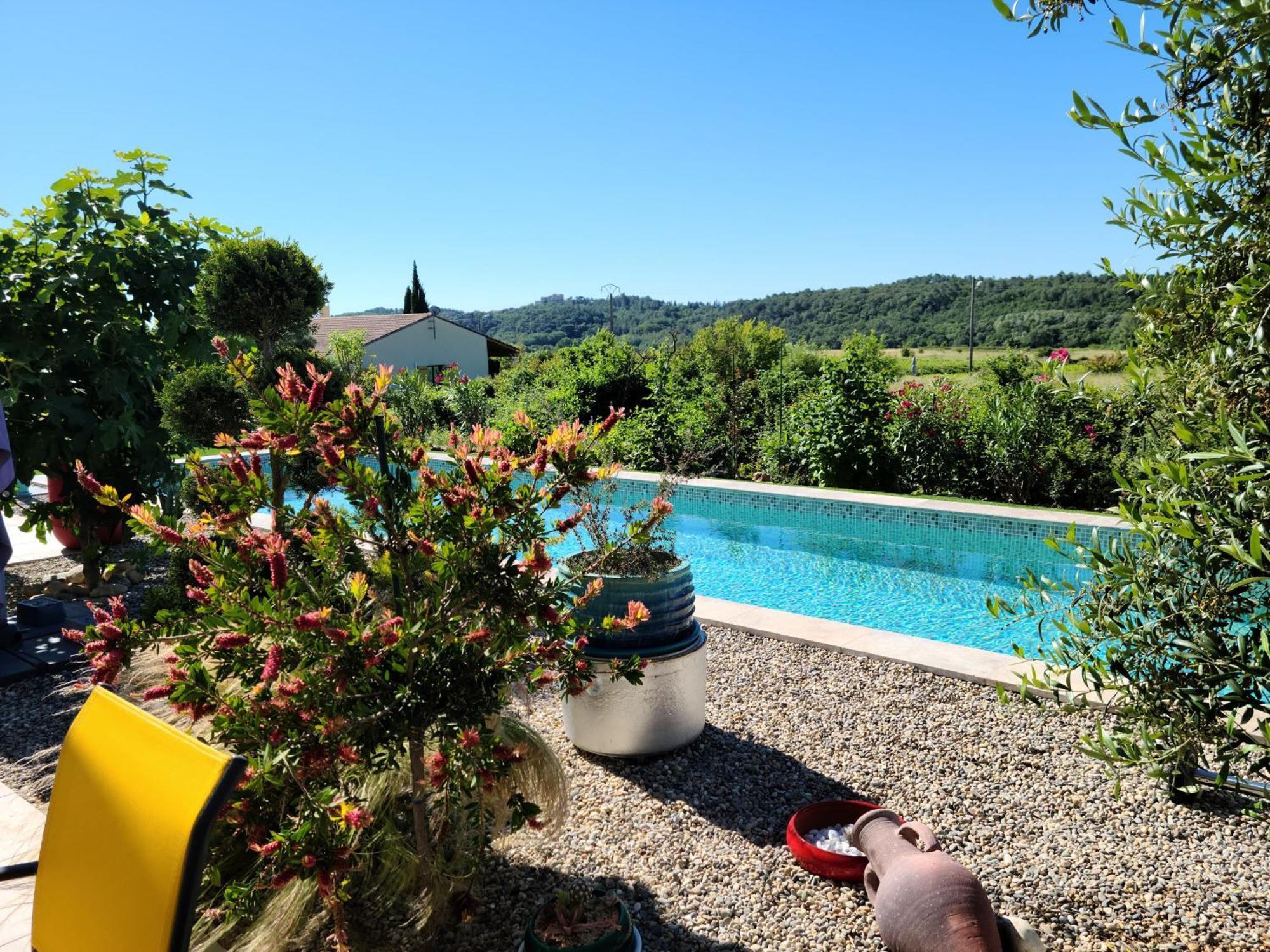 Les Papillons D'Uzes Bed & Breakfast Saint-Laurent-la-Vernede Ngoại thất bức ảnh